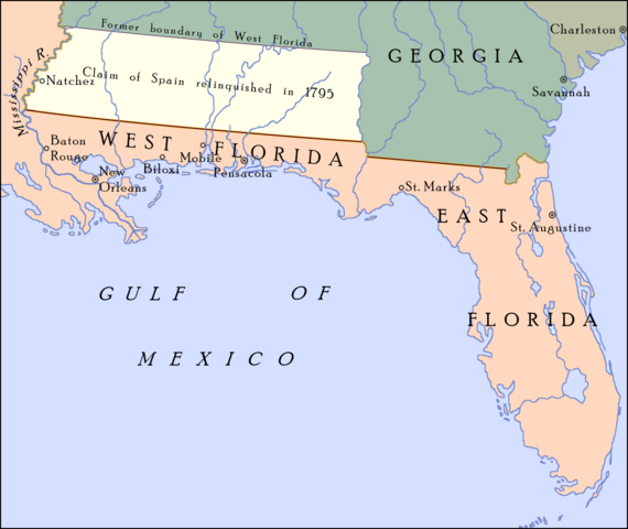 1795Pinckney&rsquo;sTreatyLine