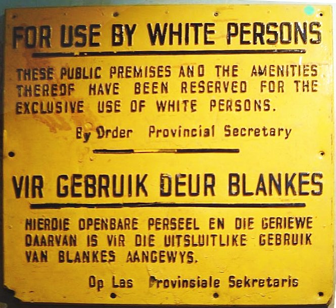 1992ApartheidSignEnglishAfrikaans