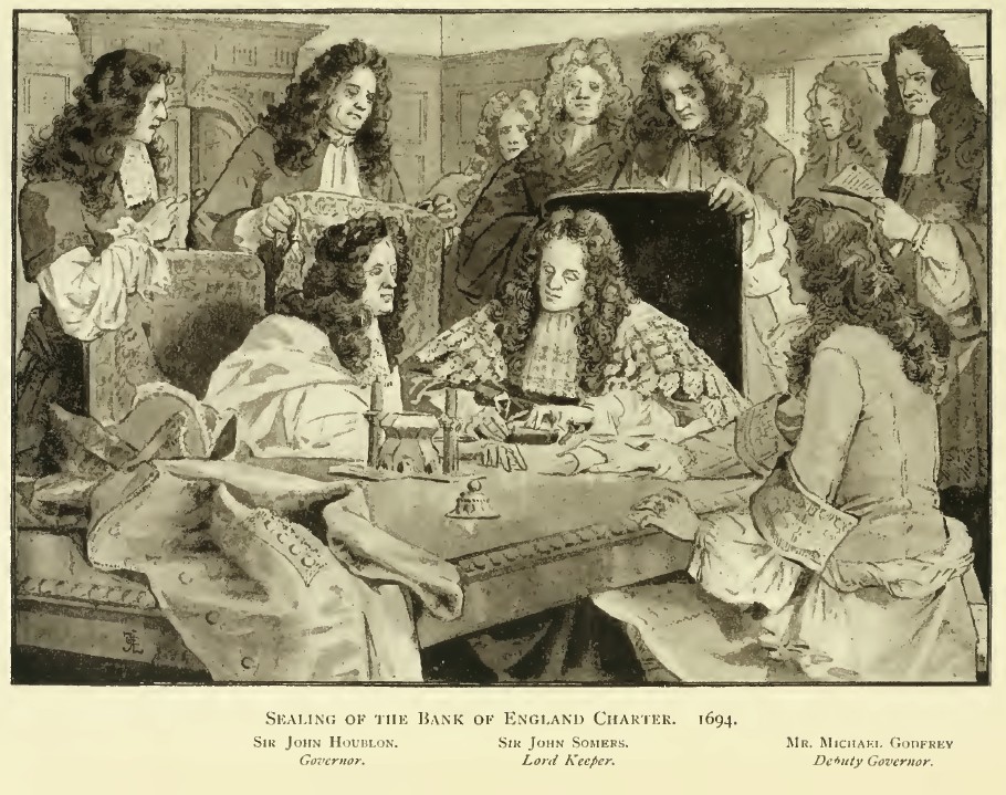 1694BankofEnglandCharterSealing